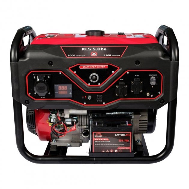 Генератор бензиновий VITALS 1 фаза (220В), 5кВт, (Master KLS5.0be)